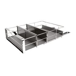 Simplehuman 6 in. H X 20 in. W X 13-4/5 in. L Steel Gray Cabinet Organizer