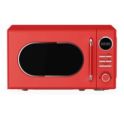 Magic Chef 0.7 cu ft Red Microwave 700 W