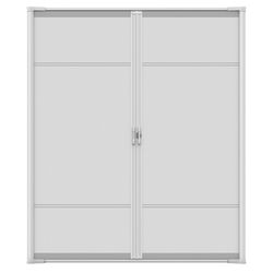 Larson Brisa 80 in. H X 72 in. W White Aluminum Screen Door