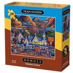 Dowdle Personal Puzzle Trainstation Multicolored 210 pc