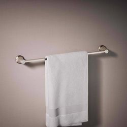 Kohler Sivaro Vibrant Brushed Nickel Silver Towel Bar 24 in. L Metal