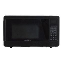 West Bend 0.7 cu ft Black Microwave 700 W