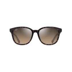 Maui Jim Kuikahi Asian Fit Sunglasses Men's Shiny Trans Dark Gray Frame HCL Bronze Lens Polarized