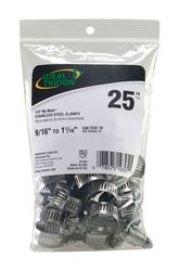 Ideal Tridon 1/2 in to 1-1/16 in. SAE 10 Silver Hose Clamp Stainless Steel Band