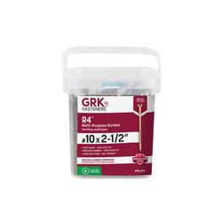GRK Fasteners No. 10 X 2-1/2 in. L Star Climatek W-Cut Multi-Purpose Screws 470 pk