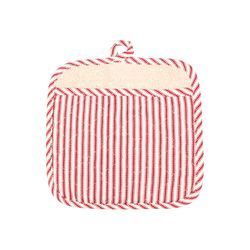 KAF Home Red Cotton Pot Holder/Trivet