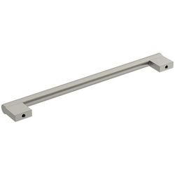 Amerock Contemporary Bar Cabinet Pull 8-13/16 in. Satin Nickel Silver 1 pk