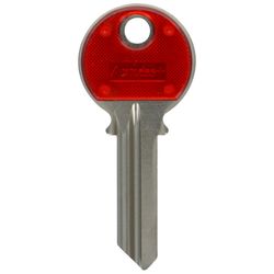 HILLMAN Traditional Key House/Office Key Blank 71 Single For Yale Locks Blue/Silver