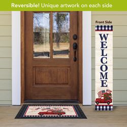 Briarwood Lane 47 in. H X 9.5 in. L Wood Patriotic Celebration Porch Leaner
