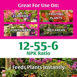 Scotts Super Bloom Granules Azalea, Daffodils, Gardenia, Geraniums, Hibiscus Plant Food 2 lb