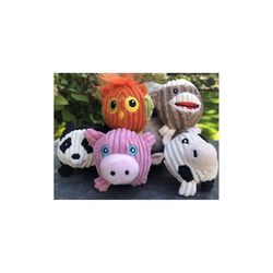 HuggleHounds Wee Huggles For All Pets Multicolored Wee Balls Dog Toy 2.25 5 pk
