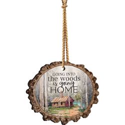P Graham Dunn 6.25 in. H X 6 in. L Multicolored Wood Barky Sign
