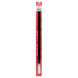 K&S 12 in. L X 0.5 in. W Mirror Stainless Steel Strip