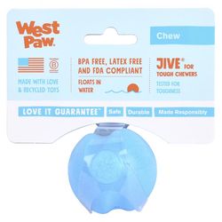 West Paw Zogoflex For Dog Blue Plastic Jive Ball Dog Toy Extra Small 1 pk