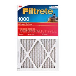 Filtrete 16 in. W X 24 in. H X 1 in. 1000 MPR Pleated Allergen Air Filter 1 pk
