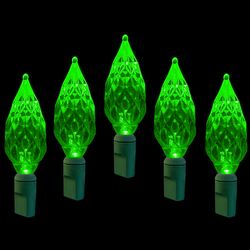 Holiday Bright Lights LED Mini Green 50 ct Christmas Lights