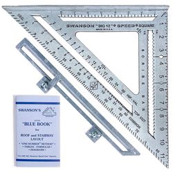 Swanson 12 in. L X 1 in. H Aluminum Big 12 Speed Square