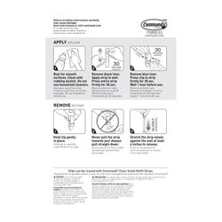 3M Command Medium Plastic Spring Clip 1.5 in. L 8 pk