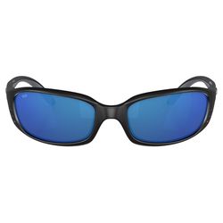 Costa Brine Sunglasses Black Frame Blue Lens Polarized Blue Light Blocking