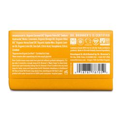 Dr. Bronner's Organic Orange Citrus Scent Pure-Castile Bar Soap 5 oz
