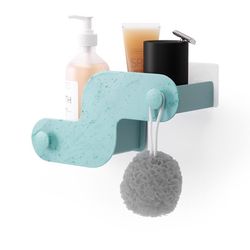 Umbra Nami Ocean Blue Plastic Shower Basket