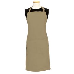 Ritz Royale 2 pocket Mocha Cotton Solid Bibb Apron