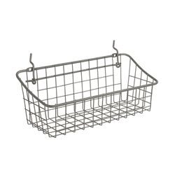 Spectrum 11.3 in. W X 4.3 in. H Gray Basket