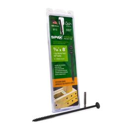 SPAX PowerLags 5/16 in. in. X 8 in. L T-40 Washer Head Structural Screws 12 pk