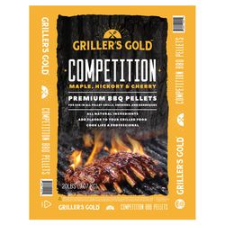 Griller's Gold Competition Blend All Natural Cherry/Hickory/Maple BBQ Wood Pellet 20 lb