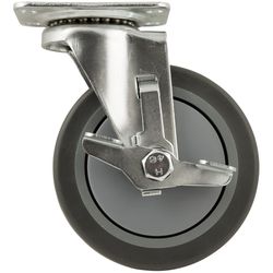 Titan 5 in. D Swivel Thermoplastic Rubber Caster 350 lb 1 pk