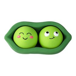 Pet Shop by Fringe Studio For Dog Green Latex We Come in Peas Dog Toy 1 pk