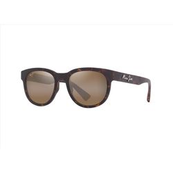 Maui Jim Maoli Sunglasses Unisex Matte Dark Havana Frame HCL Bronze Lens Polarized