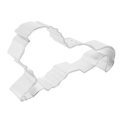 R&M International 5 in. L Lion Cookie Cutter Silver 1 pc