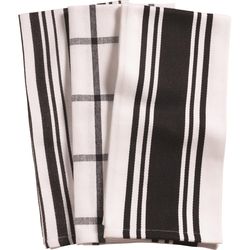 KAF Home Black Cotton Kitchen Towel