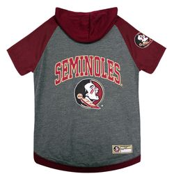 Pets First Team colors Florida State Seminoles Dog Hoodie Large