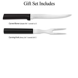 Rada Cutlery Stainless Steel Carving Knife Set 2 pc