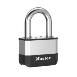 Master Lock Elite 2.5 in. W Laminated Steel 5-Pin Cylinder Padlock