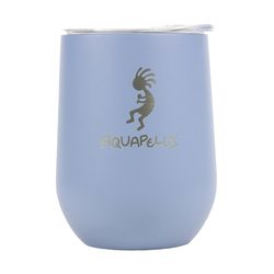 Aquapelli 12 oz Blue BPA Free Vacuum Insulated Wine Tumbler