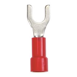 Jandorf 22-18 Ga. Insulated Wire Spade Terminal Red 5 pk