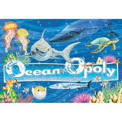 Late for the Sky Ocean Opoly Board Game Multicolored