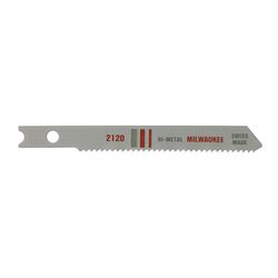 Milwaukee 2-3/4 in. Bi-Metal U-Shank Metal cutting Jig Saw Blade 18 TPI 5 pk