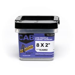Big Timber No. 8 Sizes X 2 in. L Star Bronze Fine Cabinet Screws 125 pk