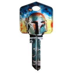 HILLMAN Star Wars Boba Fett House/Padlock Universal Key Blank Single