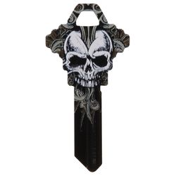 HILLMAN Wackey Skull House/Office Universal Key Blank Single