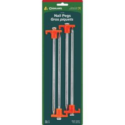 Coghlan's Silver Nail Pegs 13.625 in. H X 4.500 in. W X 10 in. L 4 pk