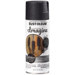 Rust-Oleum Imagine Glitter Midnight Black Spray Paint 10.25 oz