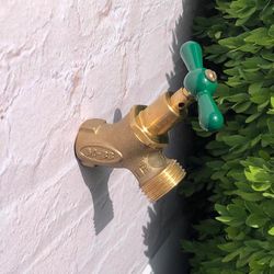 Prier 33 Series 1/2 in. Sweat each X 3/4 in. Garden Hose Thread Brass Hose Bibb