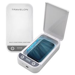 Travelon White Portable UV-C Sanitizer 1 pk