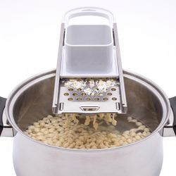 Harold Import Silver/White Plastic/Stainless Steel Spaetzle Maker