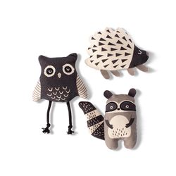 Pet Shop by Fringe Studio For Dog Assorted Canvas Wild Ones Dog Toy 1 pk